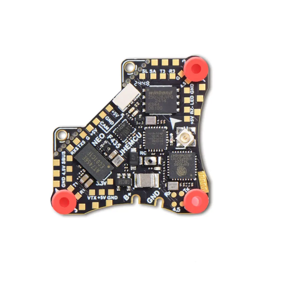 JHEMCU F435 NEO 1S AIO Flight Control Met 4-in-1 Geïntegreerde 5A ESC Dshot300 Externe TYPE-C Board voor RC FPV Drone