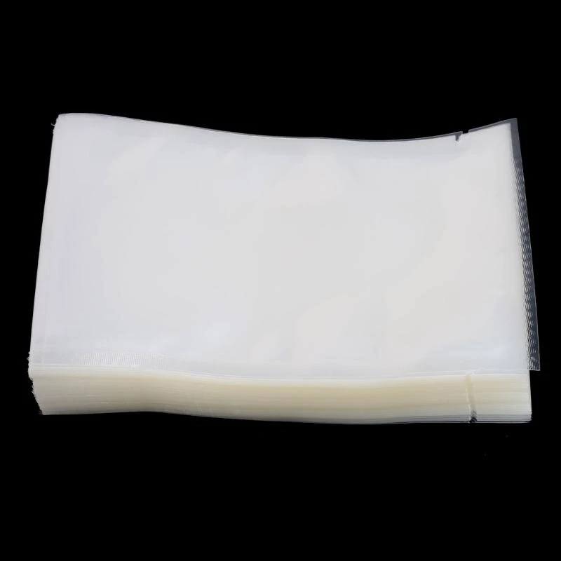 100Pcs Vacuum Bag Storage Sealer Space Packing Commercial Saver 5 Size