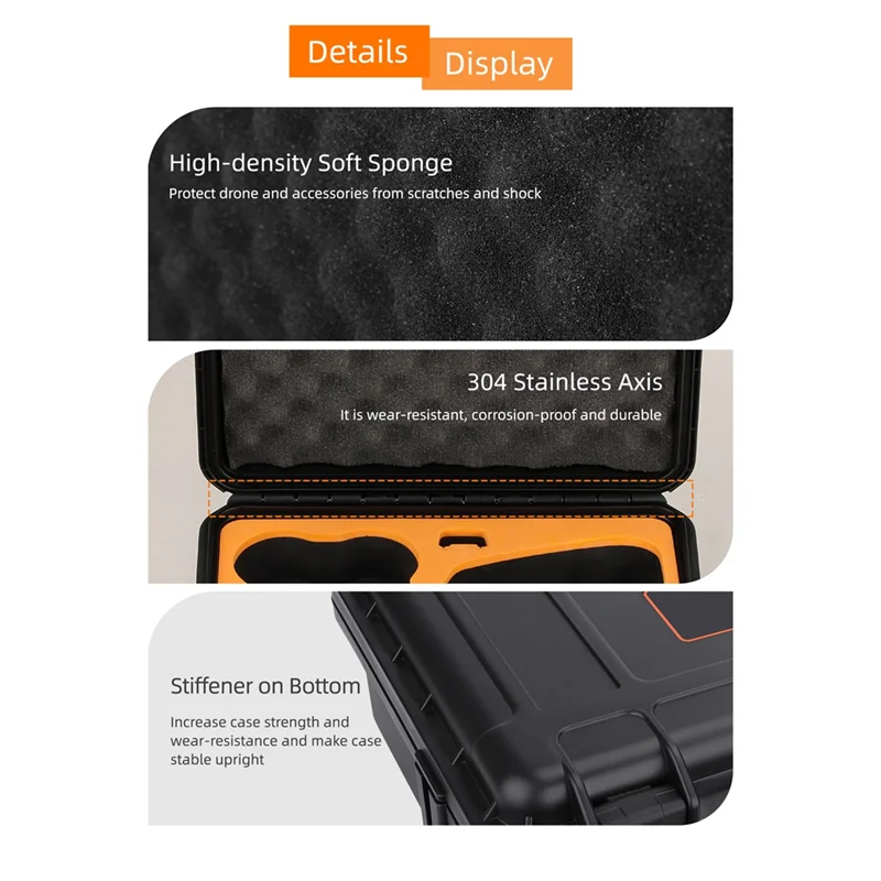 

A47Z Carring Case For DJI NEO Storage Bag Explosion Proof Safety Case Hard Shell Large Capacity Case For DJI Neo Accessories
