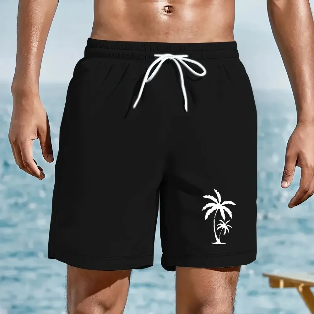 

Men's Beach 3D Printed Shorts, Casual Quick-drying Shorts, Beach Holiday Party Swimming Shorts, Outdoor Sports Fitness Running C