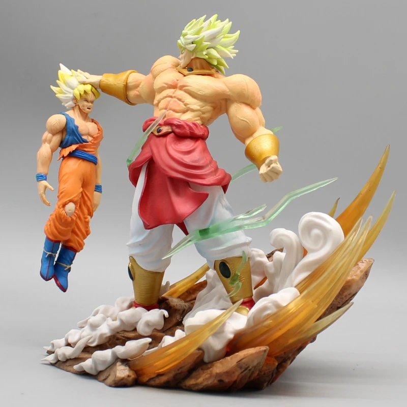 Dragon Ball Anime Figur Broli Vs Goku Super Saiyajin Broly Fullpower Gk Action Statue Figur Sammlung Modell Puppe Spielzeug PVC