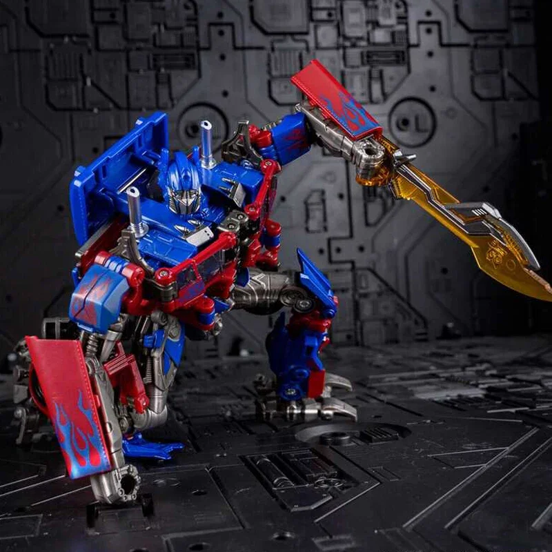 Transformacja zabawki Optimus Robot deformacja Model SS05 6022A figurka 8801 OP Commander akcesoria samochodowe ze stopu metali prezent