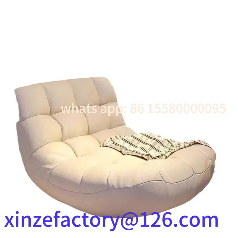 

Customizable Lazy Sofa Can Lie Can Sleep Caterpillar Single Bedroom Small Sofa Master Bedroom Lounge Chair Tatami Balcony Lounge