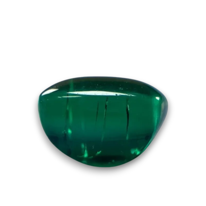 

High Quality Lab Grown Zambian Emeralds Sugar Loaf Shape Charms Gemstone for DIY Jewelry Making Materials Selectable Certificate