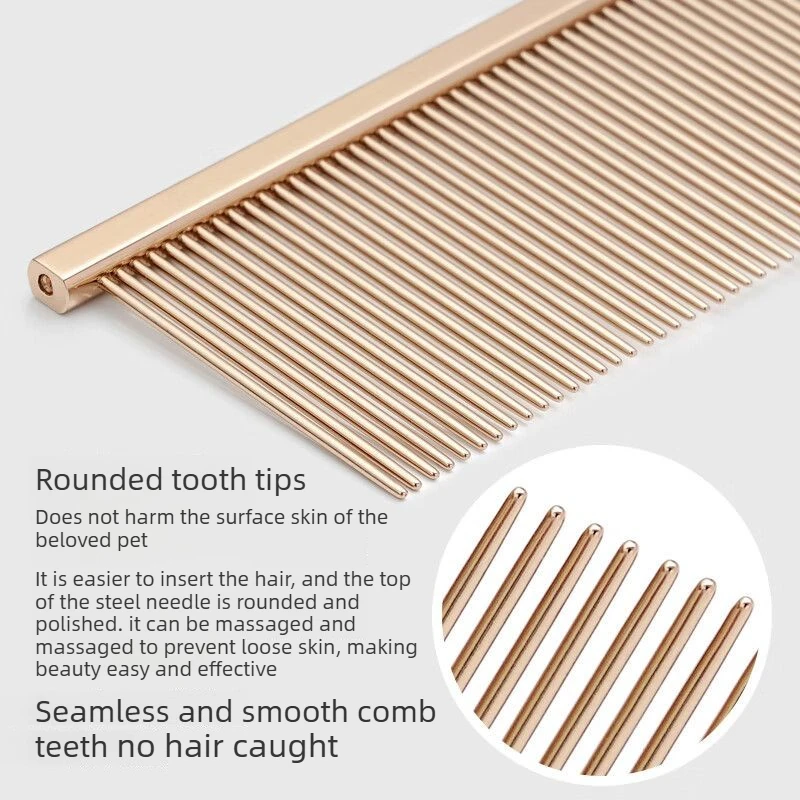 High-End Pet Grooming Piano Comb, Designed for Competitions, Poodle-Specific, Detangling Comb, Dog Slicker Brush, Dog Supplies