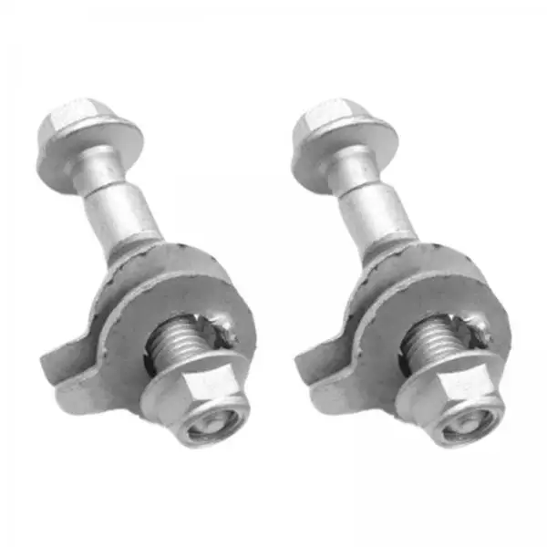 Camber Correction Alignment Kit Cam Bolt Metal Set Fixes Tire Wear for Four Wheel Adjustments