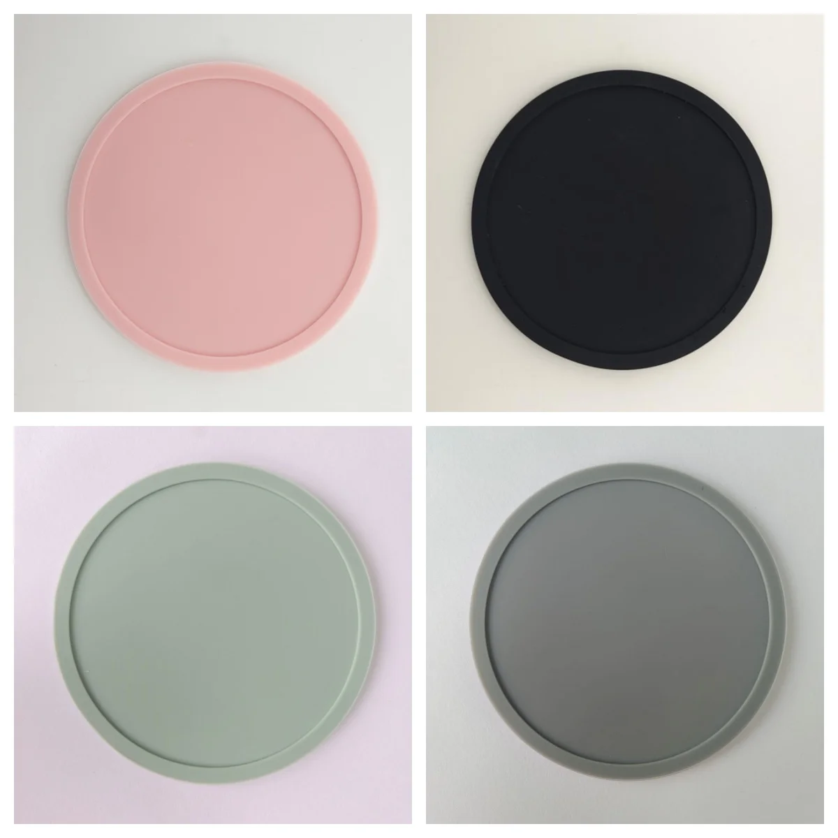 سيليكون جولة ختم الشمع مجلس وسادة الشمع ختم النار ورنيش قالب الطلاء دعم DIY بها بنفسك هدايا حفلات الزفاف عيد ميلاد ختم الشمع الوسادة