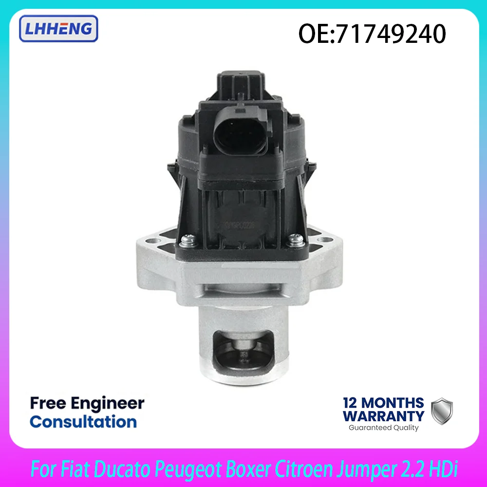 

EGR Cooler 55209609 For Fiat Ducato Peugeot Boxer Citroen Jumper 2.2 HDi Diesel Engine 2006-2022 EGR Radiator Replacement