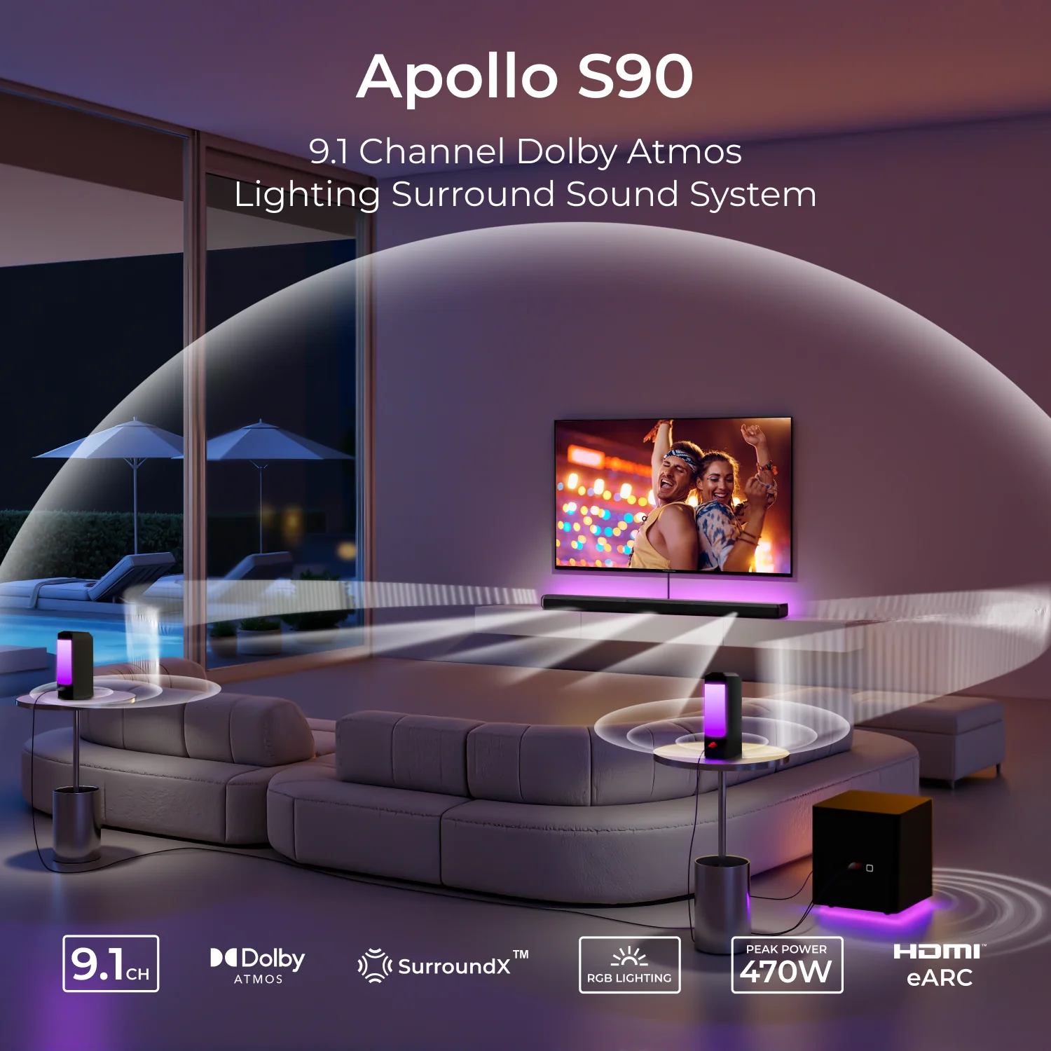 ULTIMEA Soundbar Destacável 9. - Home Cinema Ultimea avaliação e preço
