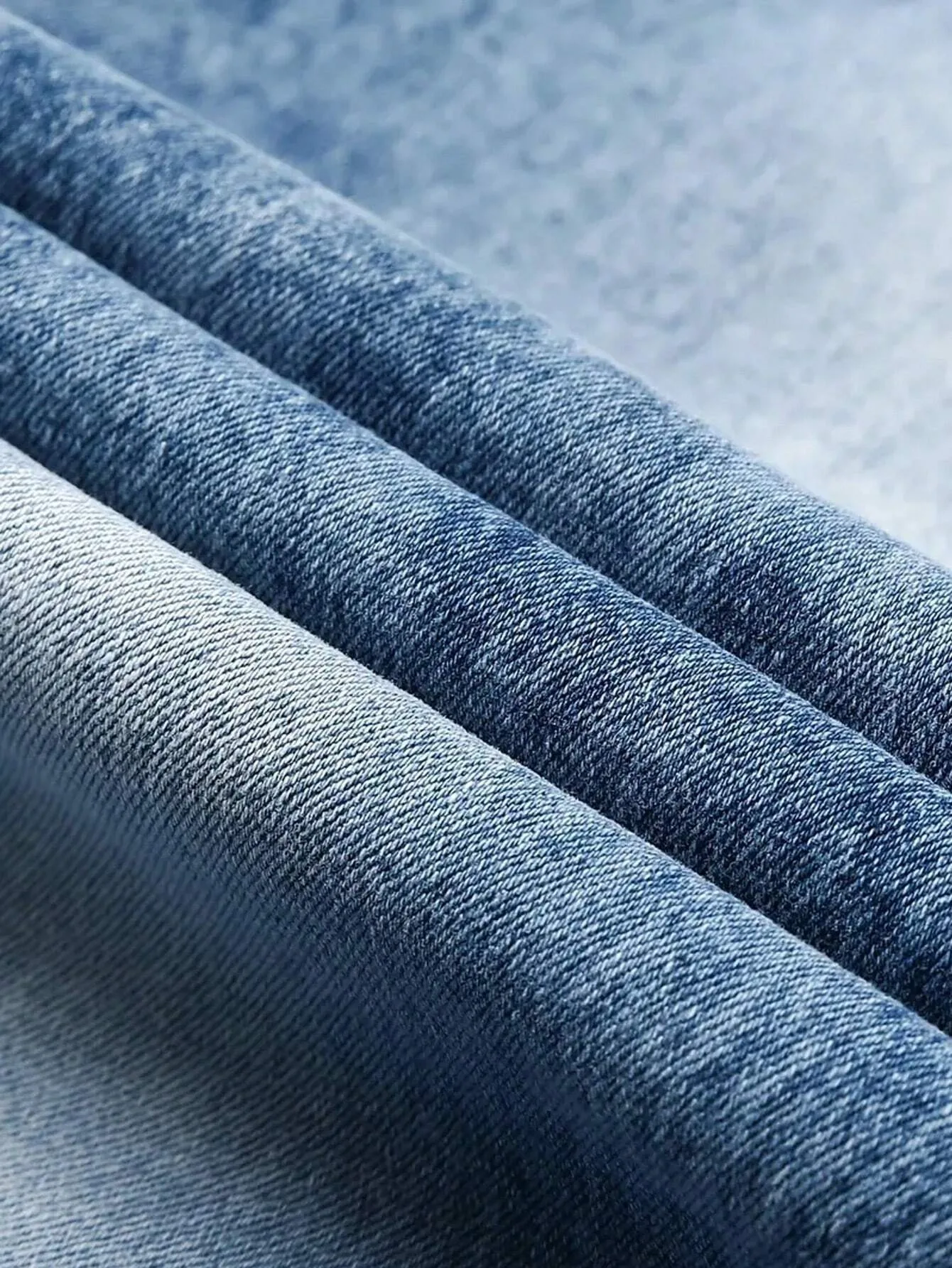 جينز رجالي مستقيم مغسول، متعدد الاستخدامات وكاجوال مع جيوب، مناسب للارتداء اليومي