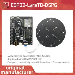 ESP32-LyraTD-DSPG development board, on-board ESP32-WROVER-B WiFi Bluetooth module DSP AEC function ESP32 Audio Evaluation Board