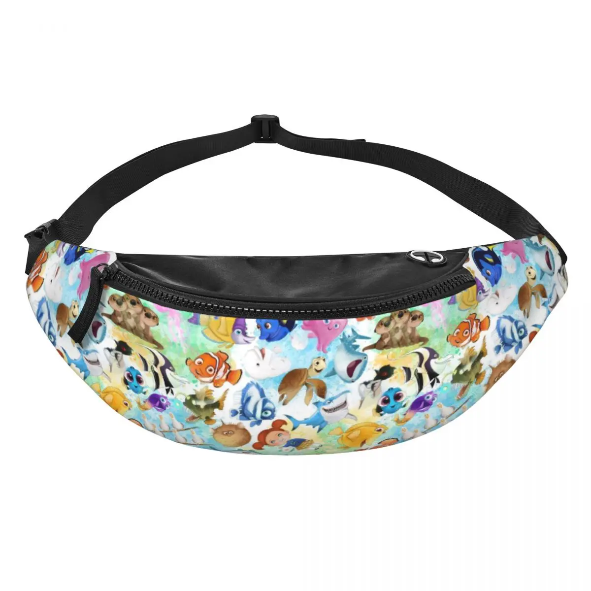 

Custom Finding Anime Nemoes Fanny Pack Men Women Fashion Crossbody Waist Bag for Traveling Phone Money Pouch