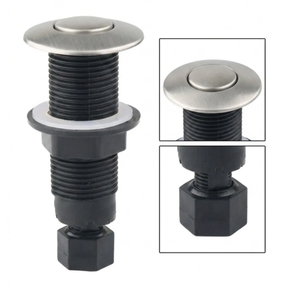 Activated Switch Button Stainless Steel Switch 25mm Waste Button Disposal Garbage Geyser Insulated Replacement