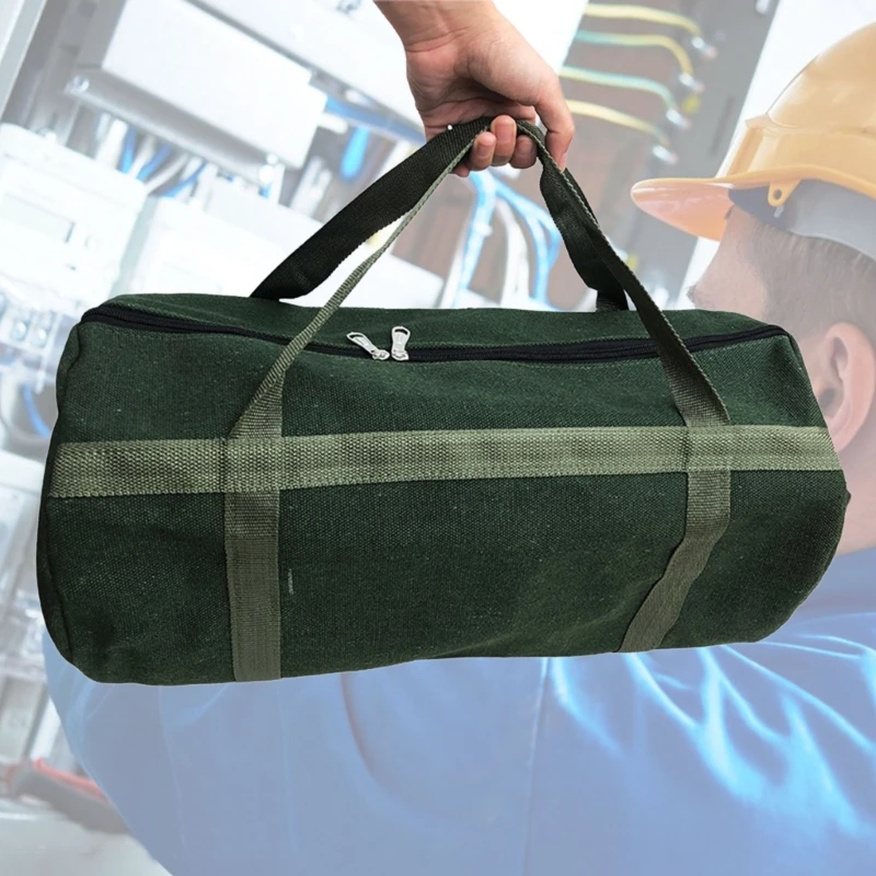 Canvas Tool Bag Tool Organizers for Electricians Offering Robust Design and Practical Organization  Large Capacity Pouch D2RD