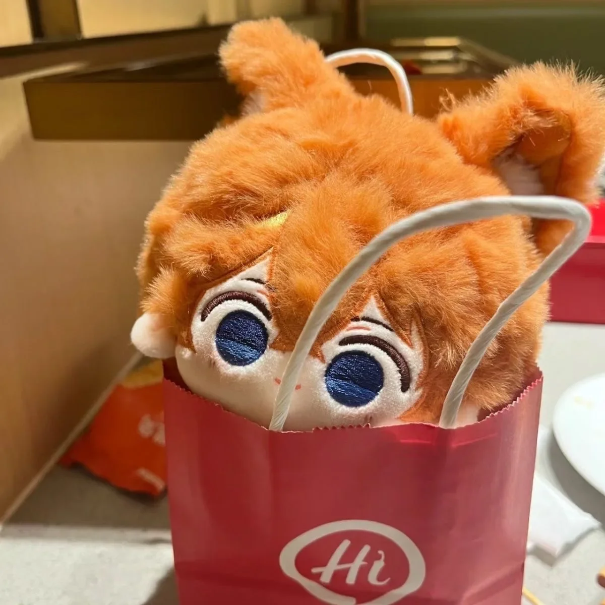 10Cm kluska Anime Genshin Impact Tartaglia śliczne Kawaii ucho ogon pluszowa lalka Dango wisiorek Cosplay brelok zabawki prezent urodzinowy