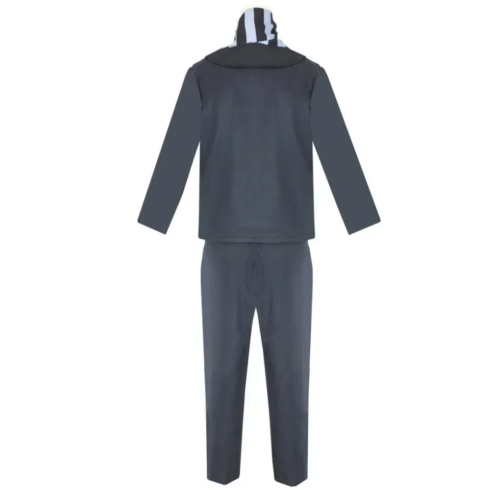 

Vector Cosplay Costume Movie Minion Thief Dad Gru Costume Halloween Party Performance Orange Jakect Pant Glasses Outfits Set
