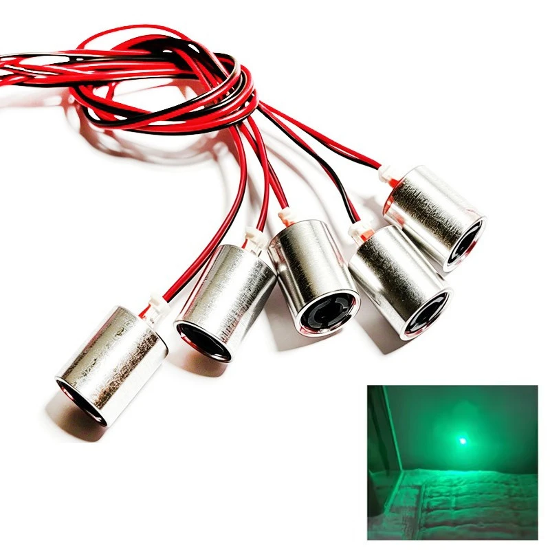 5pcs Dot 520nm 10mW-20mW Green Laser Module DIY Industrial Positioning Alignment Woodwork Parts