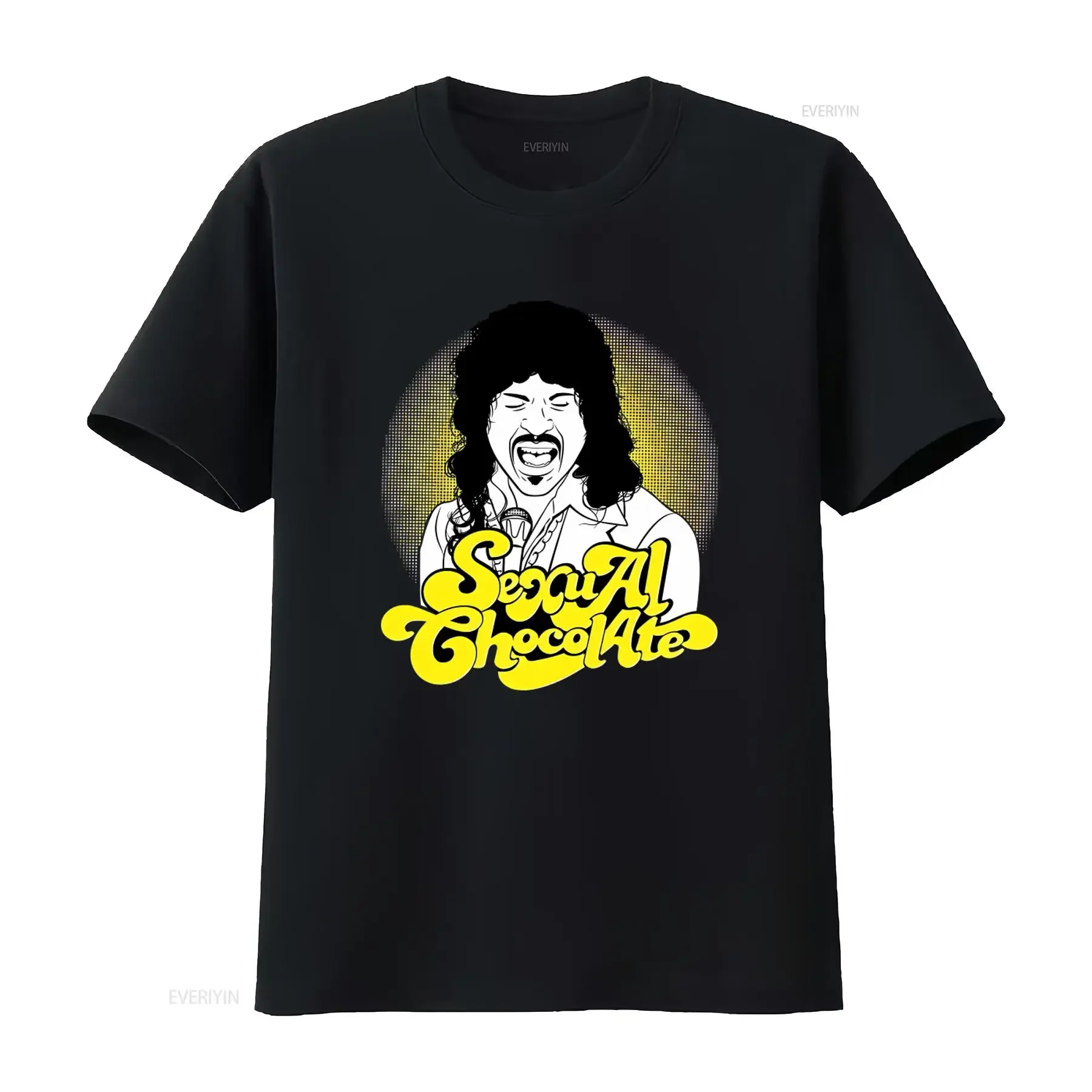 Sexual Chocolate Mr Randy Watson Soul Glo Retro Style Men's T Shirt vintage Washed Comfortable Stylish fashion Stretched