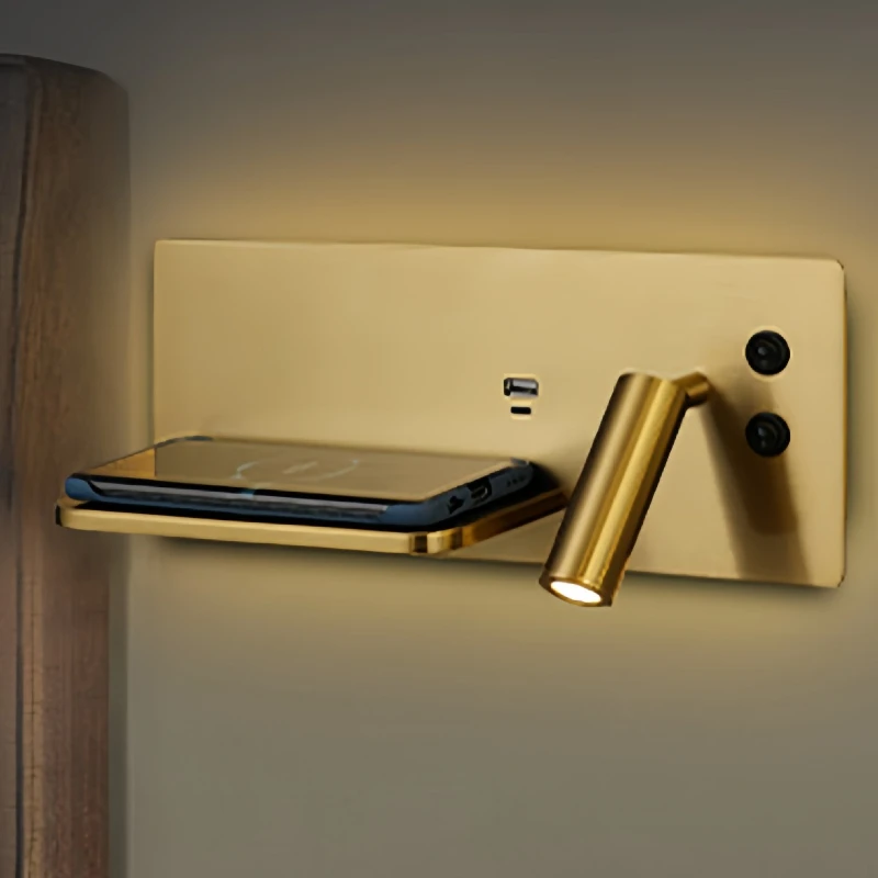 led-bedside-wall-sconce-with-storage-shelf-usb-port-wireless-phone-charging-multi-use-reading-night-lamp-for-bedroom-hotel