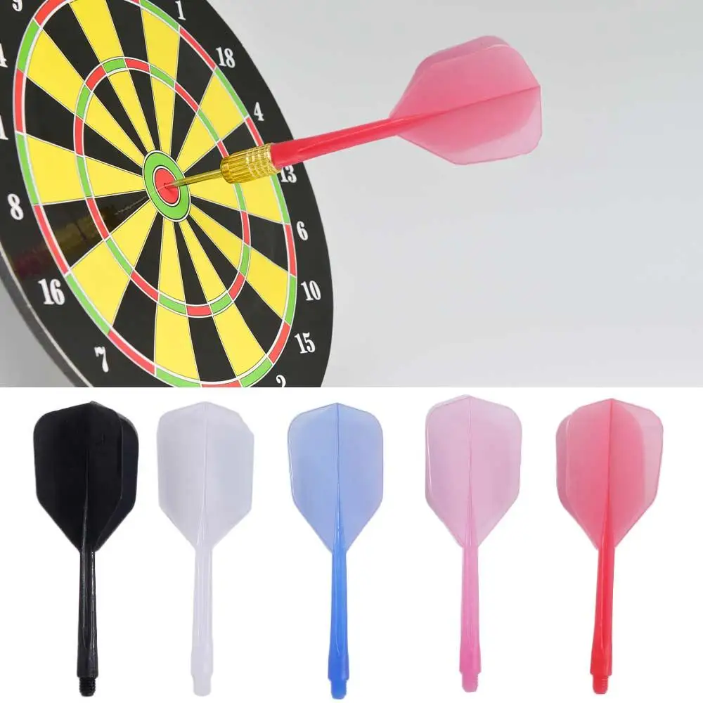 3PCS Dart Leaves 2BA Darts Tail Anti-fall Soft Darts Flights Multi-color Transparent Entertainment