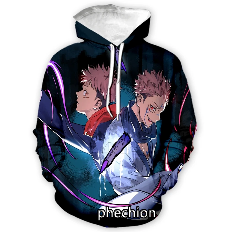 phechion New Men/Women Jujutsu Kaisen 3D Print Clothing Long Sleeve Fashion Sweatshirt Hoodies Sport Casual Pants Z134