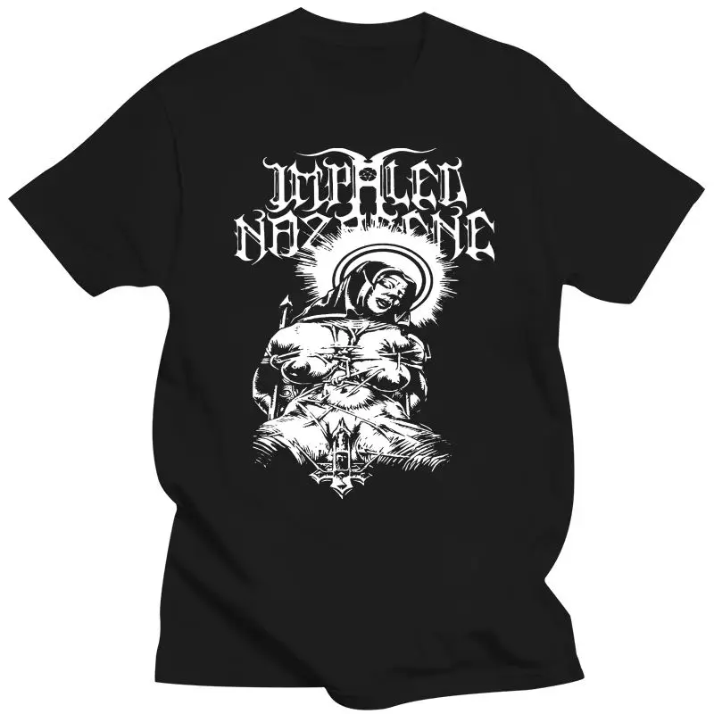 New Impaled Nazarene Men Raped By Satan Might T-shirt X-Large Black