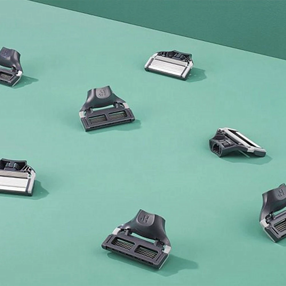 남성용 얼굴 청소 교체 블레이드, 수동 면도 예비 부품, 교체 부품, 2 개