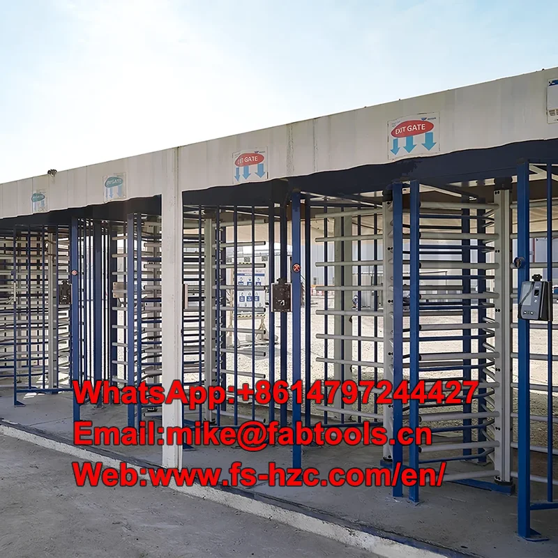 

Card Reader Dual Lane Bi-direction Handicapped Entrance Rotate Pedestrian Button Control Open Full Height Turnstile