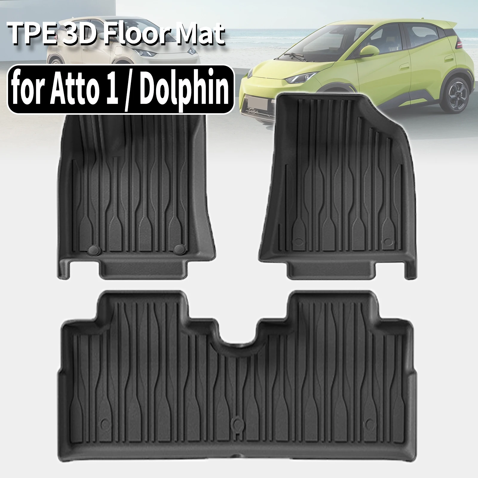 for BYD Dolphin Surf Dolphin Mini ATTO 1 Atto1 Seagull 2026 2027  Waterproof Non-Slip TPE Car Mats Accessories