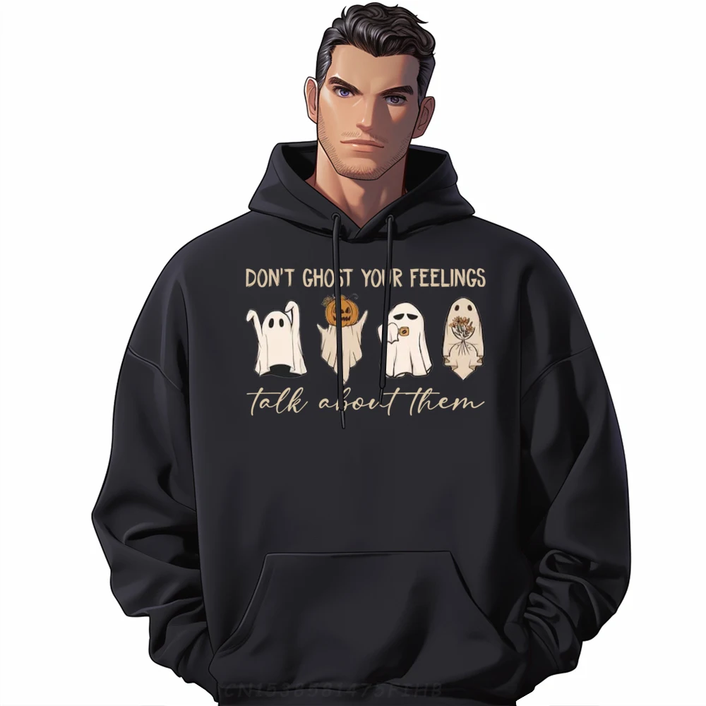 

Don t Ghost Your Feeling Talk About Them Ghost Halloween Street Wear Hoodies Mens Hoodies