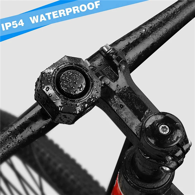 -A96Z 2X USB Rechargeable Bike Alarm With Remote,110DB Loud Wireless Anti Theft Vibration Motion Sensor Vehicle Security Alarm