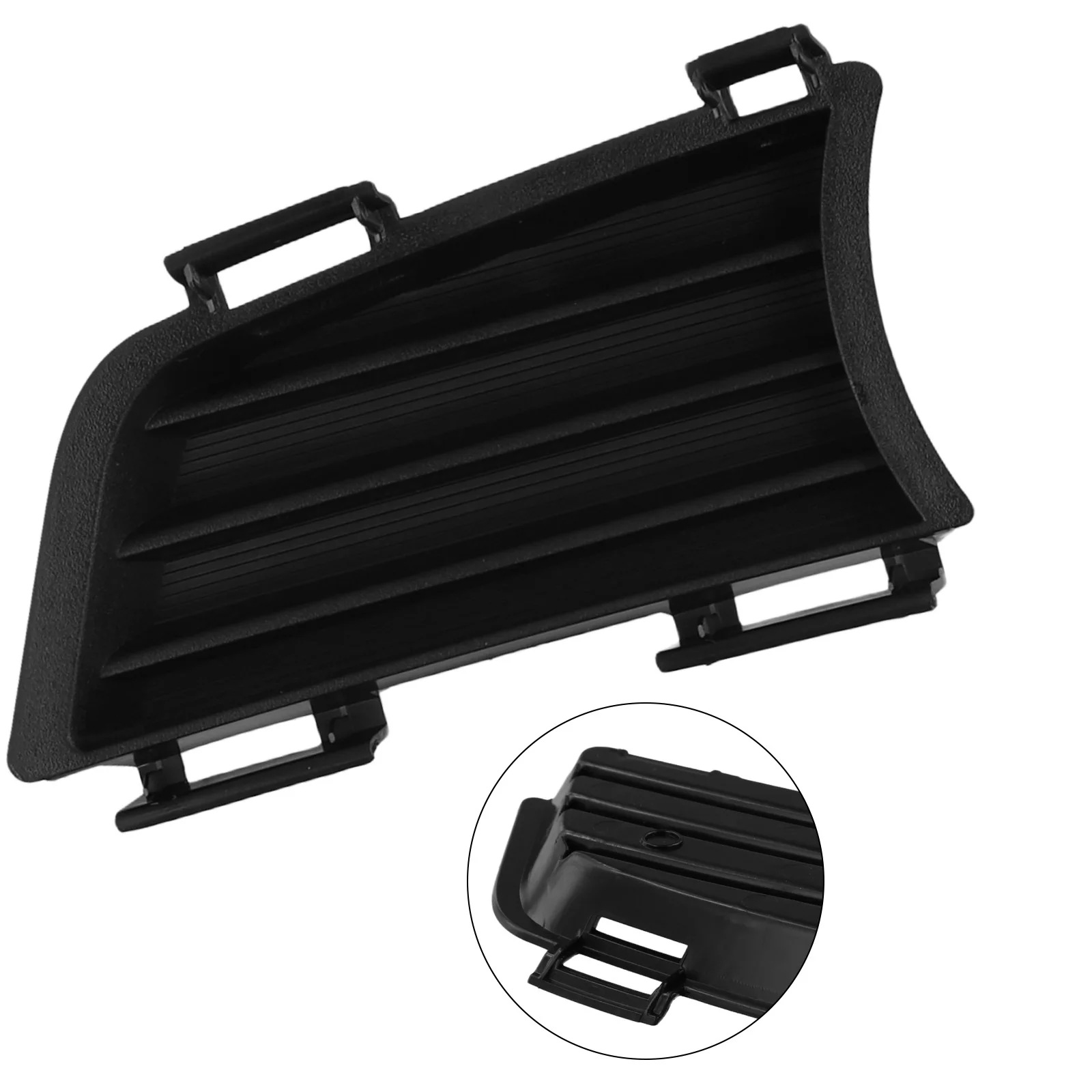 2) Black Plastic Front Bumper Lower Fog Light Cover Outer Grilles for Pontiac for vibe 2005 2008 Perfect Match Easy Installation