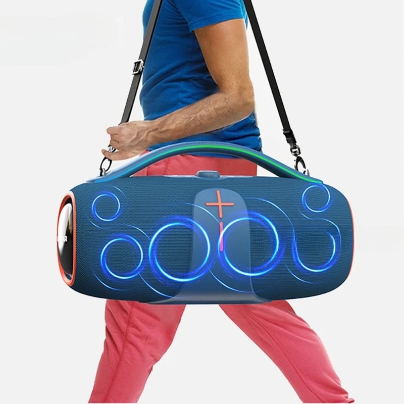 Outdoor portable wireless Bluetooth speaker 400W high-power waterproof subwoofer with 6 speakers