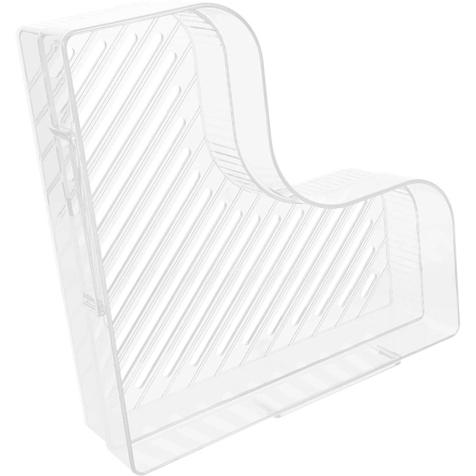 

Transparent Storage Rack Bathroom Shelf Wall Mounted Organizer Hollow Bottom Toothbrush Cup PET Material Shelves Bathrooms