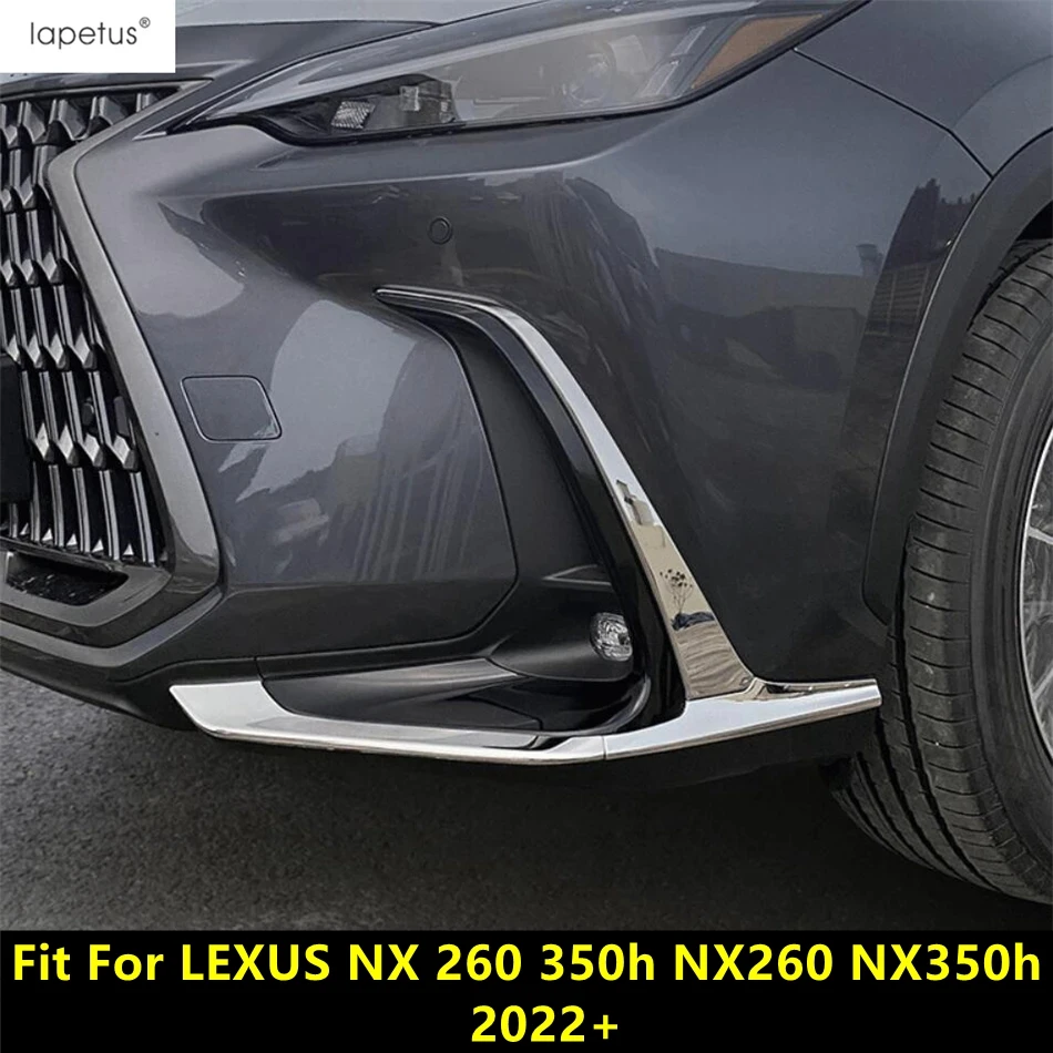 

Car Front Bumper Corner Strip Fog Light Lamp Eyebrow Decor Cover Trim Accessories For LEXUS NX 260 350h NX260 NX350h 2022 - 2024