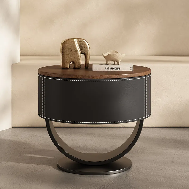 Vintage Storage Nightstand Luxury Modern Nordic Aesthetic Trendy Display Nightstand Comodini Bedroom Furniture