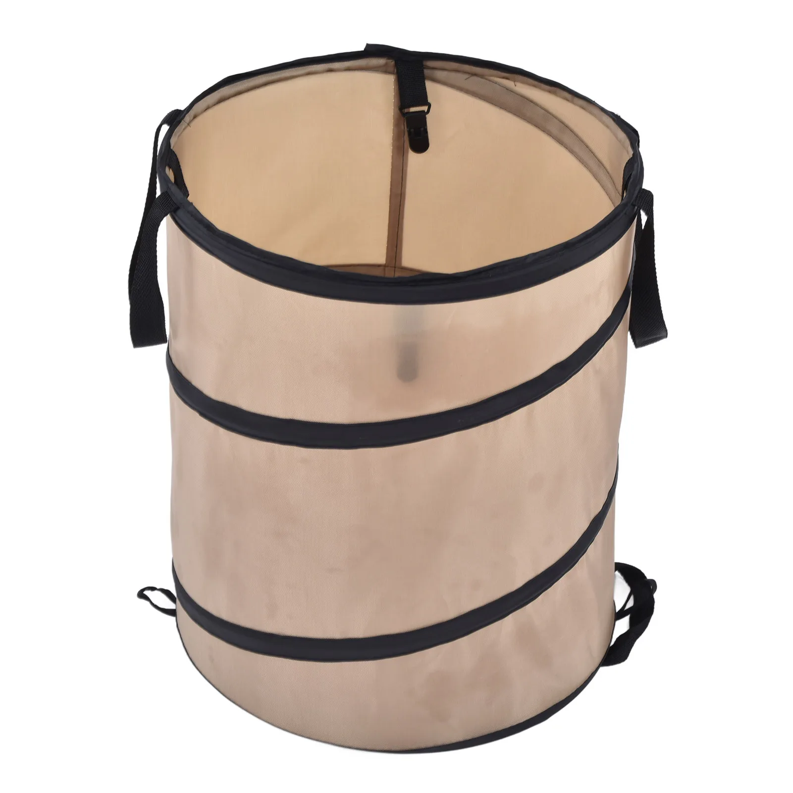 37.8L Garden Leaf Trash Can Reinforced Steel Spring Oxford Cloth Collapsible Container For Gardens Picnics Camping