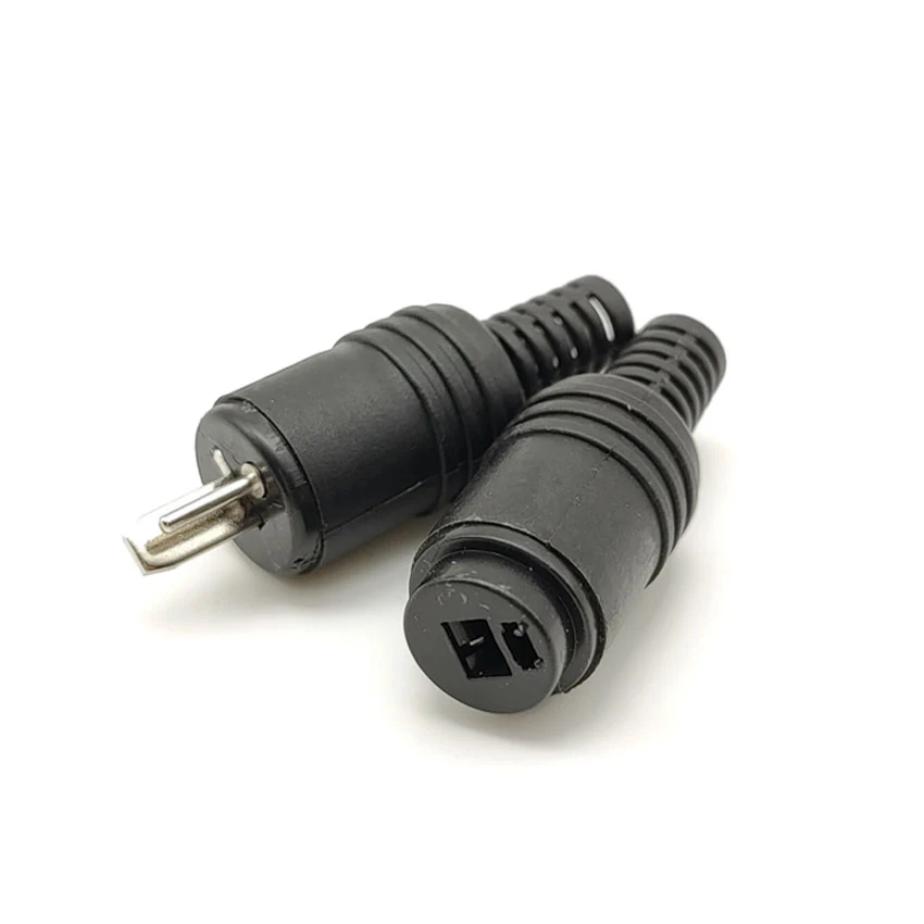 1set 2Pin DIN Speaker Wire Plug 2P Hifi Loudspeaker Cable Solder Connector Male Female Socket