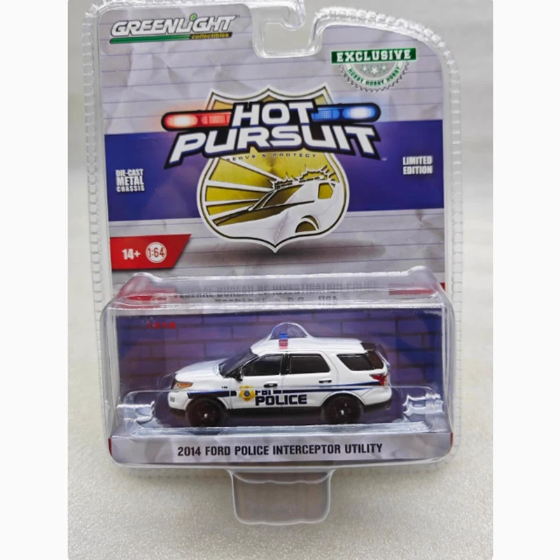 GreenLight Diecast 1:64 Scale 2014/2015 Police Interceptor Utility Alloy Simulation Car Model Holiday Gifts Toys