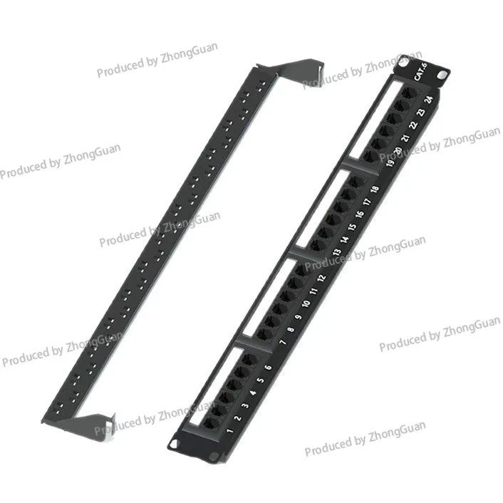 

Интегрированная гигабитная сетевая распределительная рамка CAT.5E/6 Super Five с шестью 12/24/48 портами