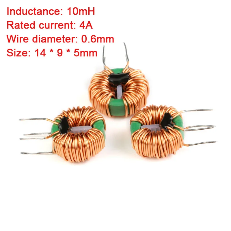 2pcs/1p Filter Inductor 22*14*8 2MH 0.1 Wire 14*9*5mm 10MH 2MH 5MH Common Mode Choke Inductor 4*15mm 3.3UH R Rod Inductance Coil