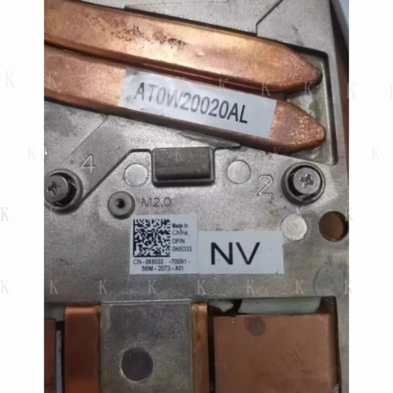 C   1pc FOR Dell Precision M6800 Laptop Cooling Heatsink AT0W20020AL 0K6D33