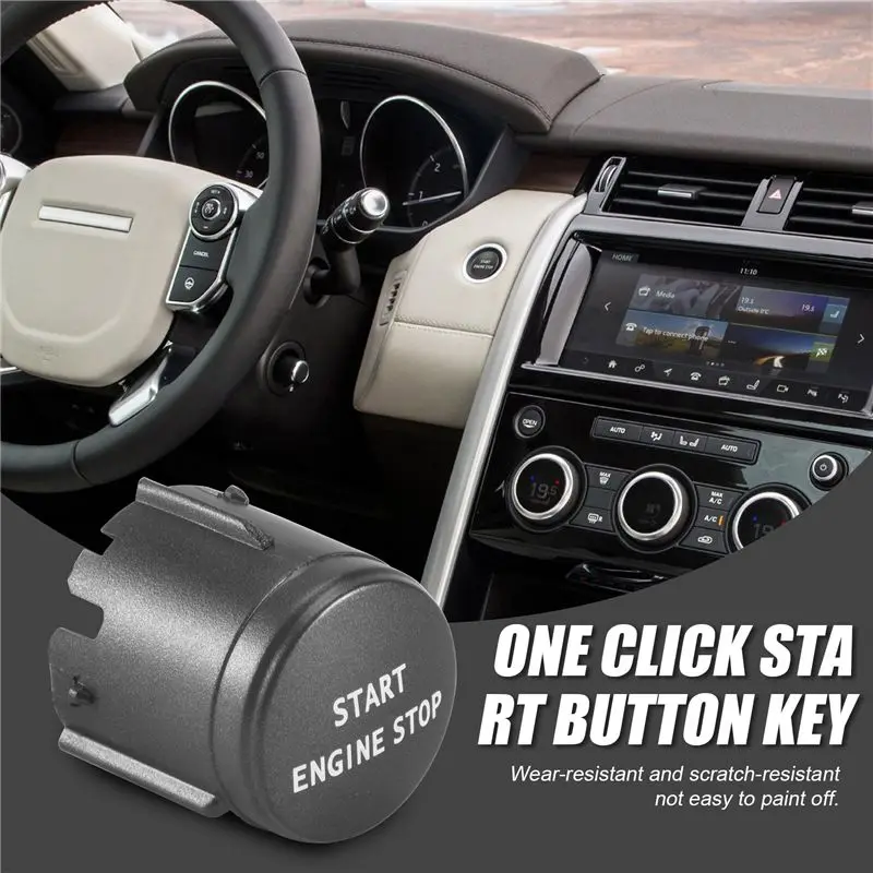 A56P-Start Stop Engine Switch Push Button Cover For Land Rover Range Rover Sport Edition 2010-2013 Discovery 4 2010-2016 view 3