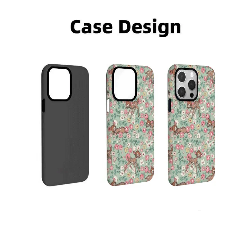 Full Screen Floral Giraffe Cartoon Case for IPhone 16 15 14 13 Pro Max 12 Mini 11 Pro Plus Anti Drop XS XR Hard PC Acrylic Cover