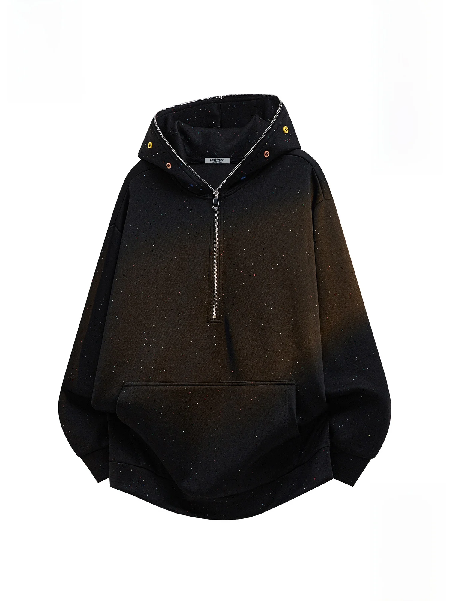 

PaulFrank Heavyweight Fce Lined Hoodie Men's Casual Loose Fit Winter Sweatirt Warmth Comfortable Zipper ket Kangaroo ...