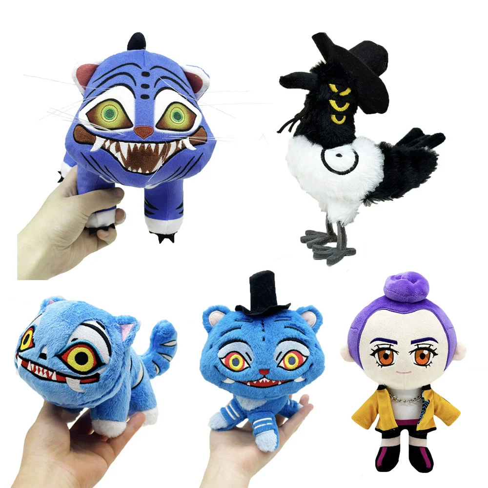 Kpop Demon Hunters Tiger Plush Toy Demon Hunters Kpop Accessories Toy Tiger Plushie Doll K Pop Demon Hunters Merch Birthday Gift