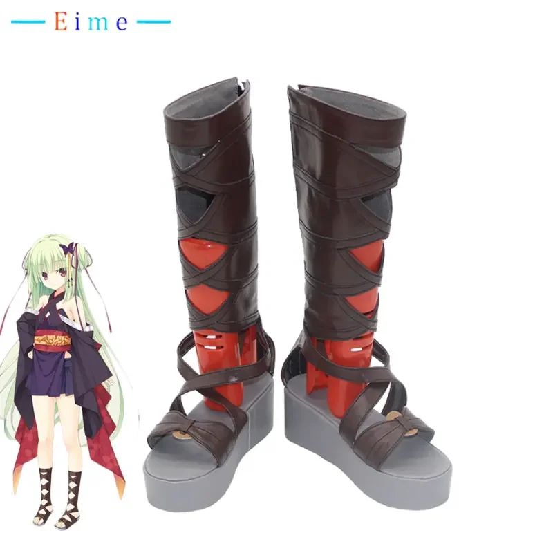 Gioco Senren cb Murasame Cosplay scarpe Halloween Carnival Boots PU Shoes puntelli Cosplay su misura