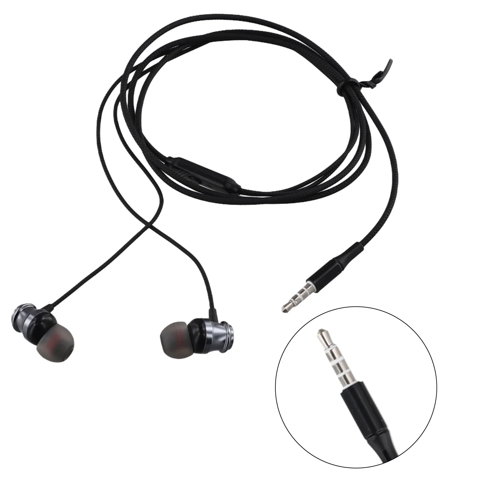 Visual Appeal For Commuting Earphones With Mic Comfortable Earphones Built-in Microphone Clear Audio Hands-free Calls