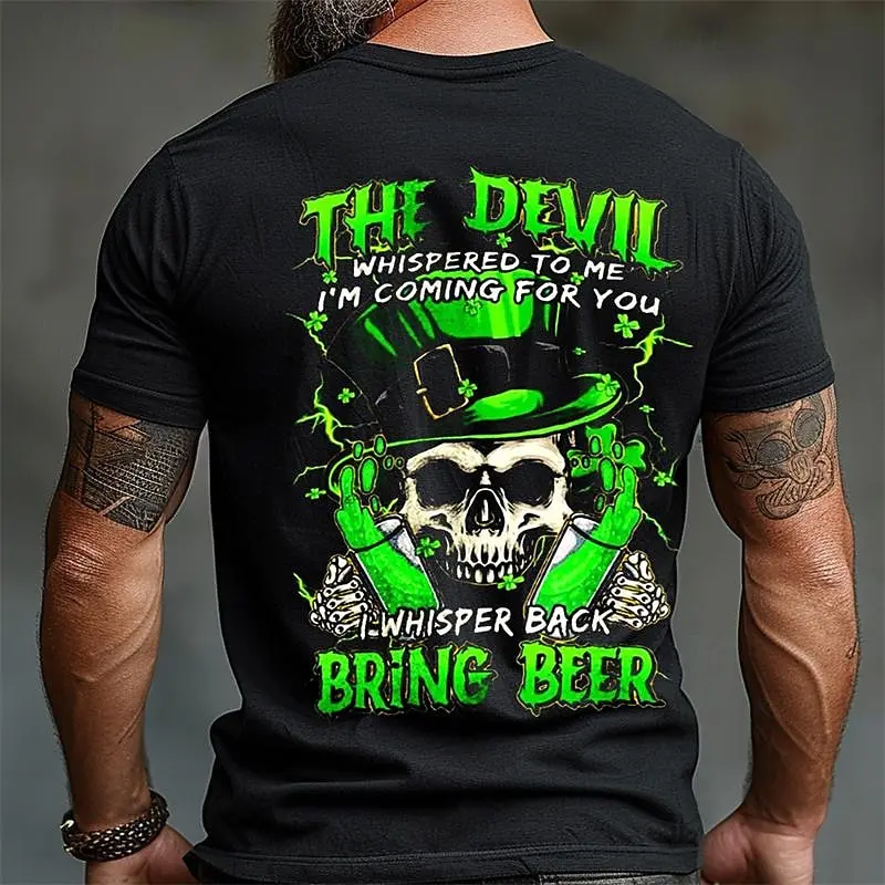 

Funny 3D Skull Print T Shirt For Men Casual O-neck Short Sleeve Hip Hop Trend Harajuku Vintage Clothes Summer Oversized T-shirts