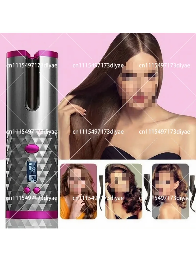 Automatic Wireless Hair Curler Rechargeable Portable Styling Tool for Women